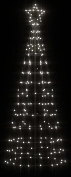 LED božićno drvce sa šiljcima 220 LED hladno bijelo 180 cm - Hladna bijela 180 cm