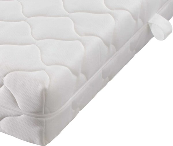 Krevet s madracem metalni crni 180 x 200 cm - Crna / 180 x 200 cm