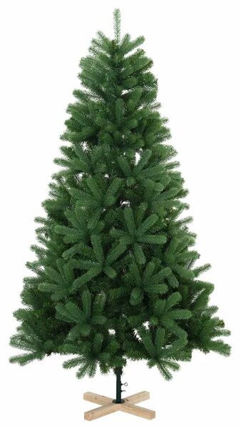 Umjetno božićno drvce 120 cm 150 LED lampica Topla bijela PVC - 120 cm s LED svjetlima
