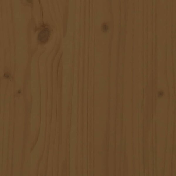 Dnevni ležaj od masivne borovine smeđa boja meda 90 x 200 cm - Smeđa / 90 x 200 cm
