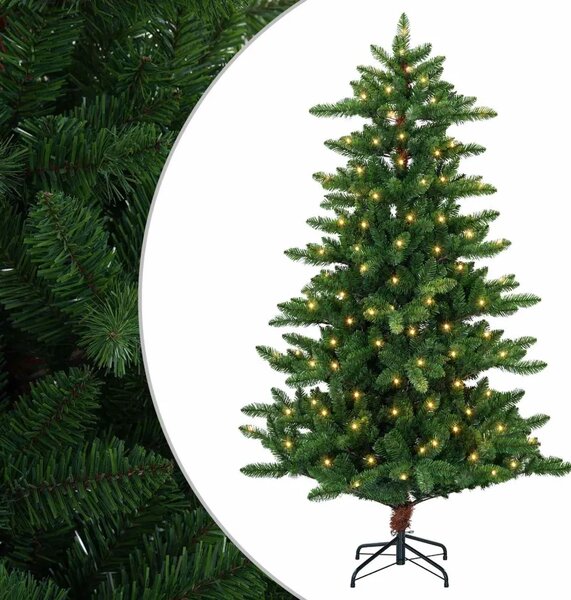Umjetno božićno drvce 120 cm 150 LED lampica Topla bijela - 120 cm s LED svjetlima