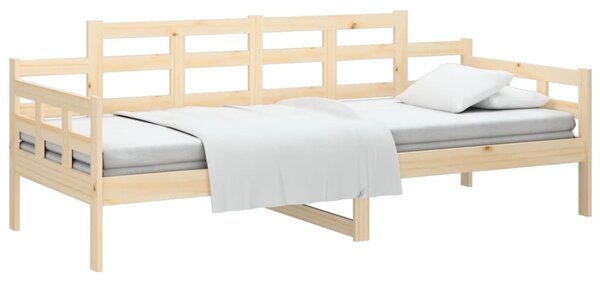 Dnevni ležaj od masivne borovine 80 x 200 cm - Smeđa / 80 x 200 cm