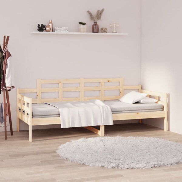 Dnevni ležaj od masivne borovine 80 x 200 cm - Smeđa / 80 x 200 cm