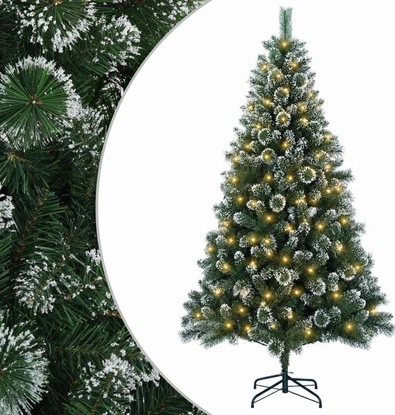 Umjetno božićno drvce 120 cm 150 LED lampica Topla bijela - 120 cm s LED svjetlima