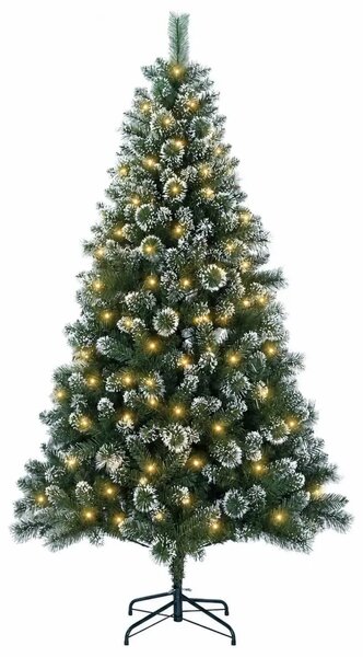 Umjetno božićno drvce 120 cm 150 LED lampica Topla bijela - 120 cm s LED svjetlima