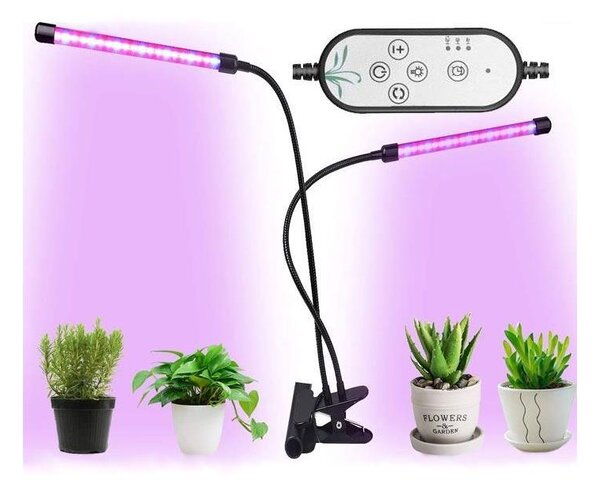 LED Prigušiva stolna lampa s kvačicom za uzgoj biljaka LED/8W/5V