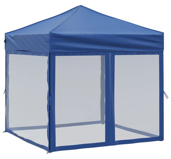 Sklopivi šator za zabave s bočnim zidovima 2 x 2 m plavi - Plava / 2 x 2 m