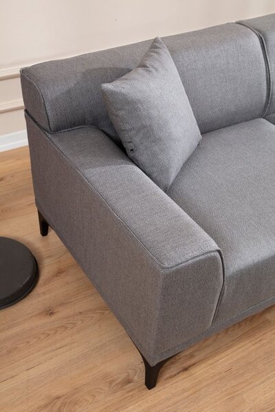 Atelier Del Sofa Kutna garnitura, Svijetlo siva, Petra L Corner - Light Grey