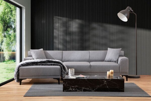 Atelier Del Sofa Kutna garnitura, Svijetlo siva, Petra L Corner - Light Grey