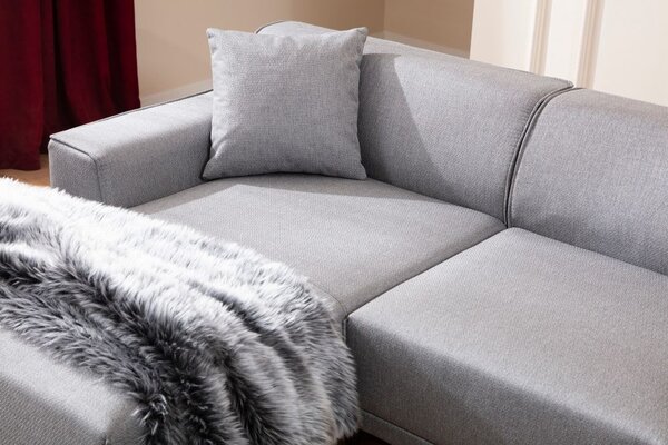 Atelier Del Sofa Kutna garnitura, Svijetlo siva, Petra L Corner - Light Grey