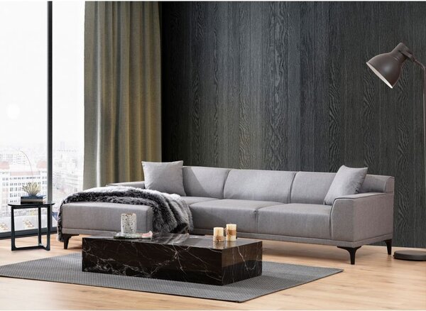 Atelier Del Sofa Kutna garnitura, Svijetlo siva, Petra L Corner - Light Grey