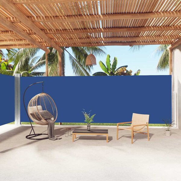 Uvlačiva bočna tenda plava 200 x 1000 cm - Plava / 200 x 1000 cm