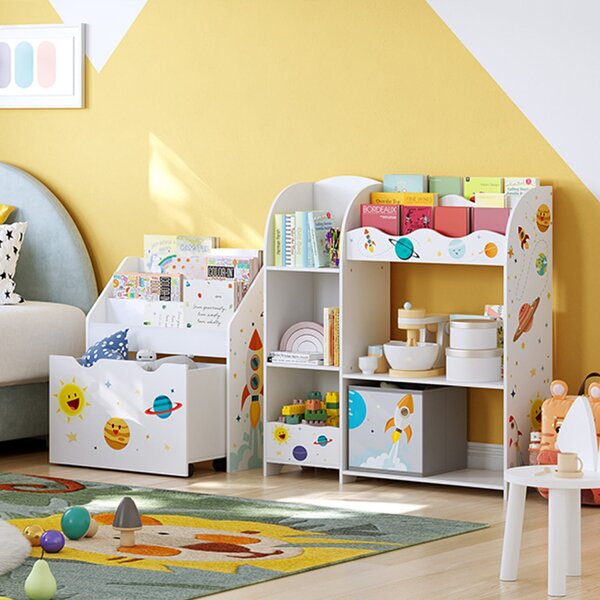 Dječja knjižnica KIDS 62,5x29,5x70 cm bijela