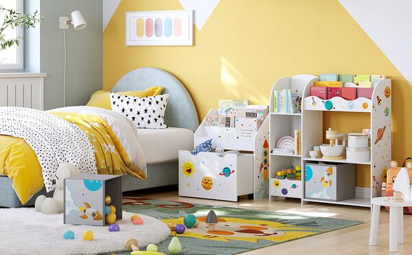 Dječja knjižnica KIDS 62,5x29,5x70 cm bijela