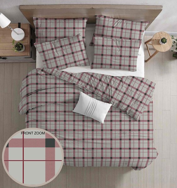 Pamučna posteljina HOABI krem Dimenzije posteljine: 70 x 90 cm | 140 x 200 cm