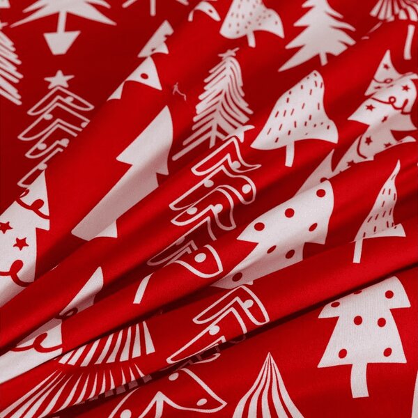 Plahta i jastučnica CHRISTMAS TREES Dimenzije: 50 x 70 cm | 140 x 240 cm