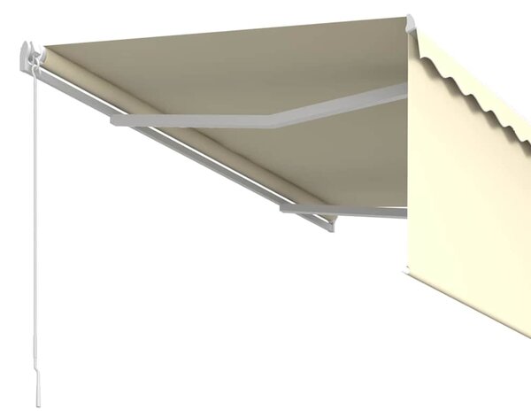 Tenda na ručno uvlačenje s roletom 3 x 2,5 m krem - Krema / 3 x 2.5 m