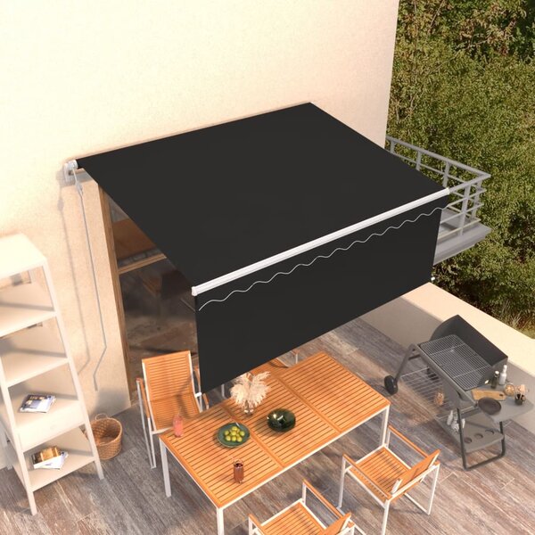 Automatska tenda na uvlačenje s roletom 3 x 2,5 m antracit - Antracitno siva / 3 x 2.5 m