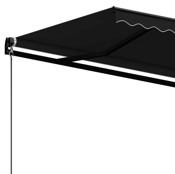 Tenda na ručno uvlačenje 400 x 350 cm antracit - Antracitno siva / 400 x 350 cm