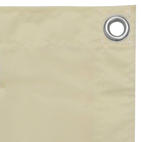 Balkonski zastor krem 90 x 300 cm od tkanine Oxford - Krema / 90 x 300 cm