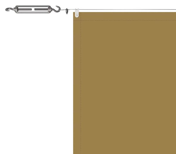 Okomita tenda bež 60 x 1200 cm od tkanine Oxford - Bež / 60 x 1200 cm