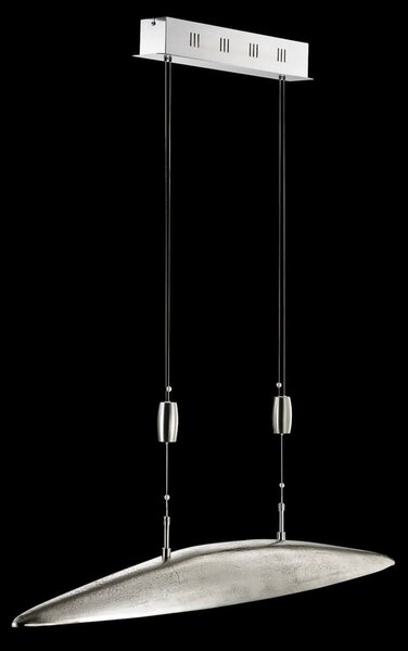 FISCHER & HONSEL LED visilica Shine boja svjetla podesiva, prigušiva, Metalik, Dnevni boravak/blagovaonica, Metal