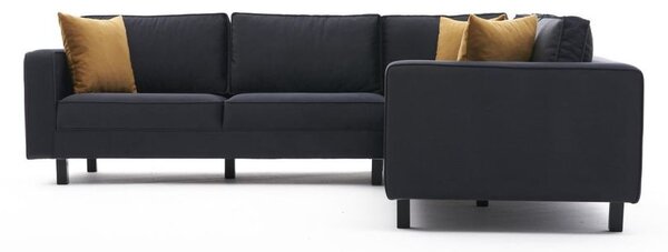 Atelier Del Sofa Kutna garnitura, Antracit, Kale Velvet - Anthracite