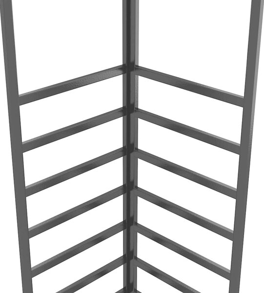 Vrtna sjenica 6 x 3 x 2,7 smeđe-siva 180 g/m² - Tupe / 3 x 6 m