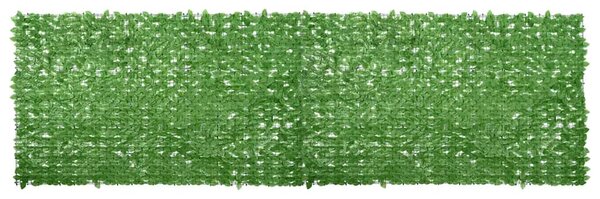 Balkonski zastor sa zelenim lišćem 500 x 150 cm - Zelena / 500 x 150 cm