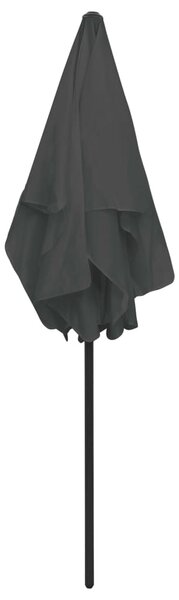 Suncobran za plažu antracit 180 x 120 cm - Antracitno siva / 180 x 120 cm