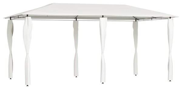 Sjenica s navlakama za stupove 2,98x5,3x2,59 m krem 160 g/m² - Krema / 2.98 x 5.3 x 2.59 m