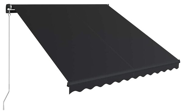 Tenda na ručno uvlačenje 350 x 250 cm antracit - Antracitno siva / 350 x 250 cm