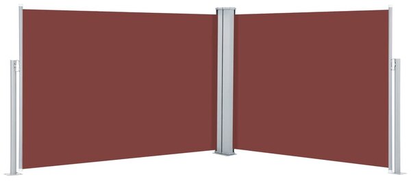 Uvlačiva bočna tenda 100 x 1000 cm smeđa - Smeđa / 100 x 1000 cm