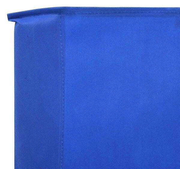 Vjetrobran sa 6 panela od tkanine 800 x 80 cm azurno plavi - Plava / 800 x 80 cm