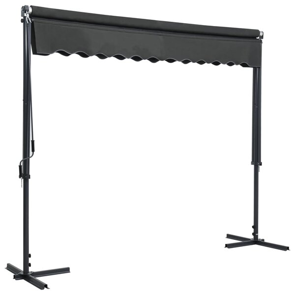 Samostojeća tenda 300 x 300 cm antracit - Antracitno siva / 3 x 3 m