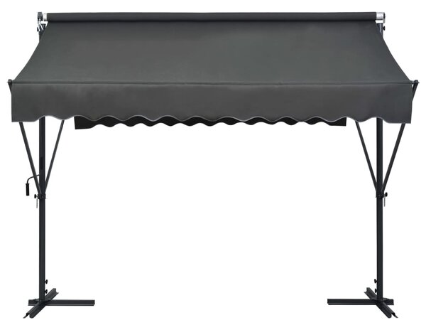 Samostojeća tenda 300 x 300 cm antracit - Antracitno siva / 3 x 3 m