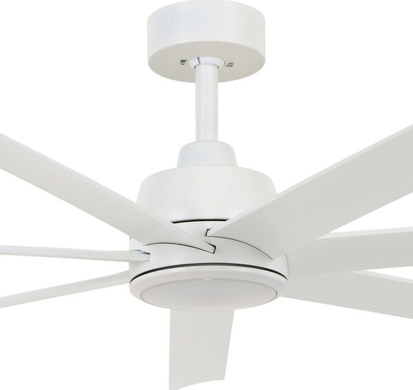 Beacon Lighting stropni ventilator sa svjetlom Atlanta bijeli 142 cm tihi, prigušiva, Bijela, Dnevni boravak/blagovaonica, Plastika