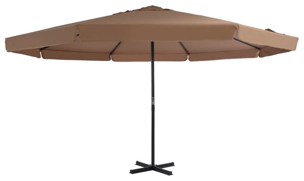 Vrtni suncobran s aluminijskom šipkom 500 cm bež - Tupe / 500 cm