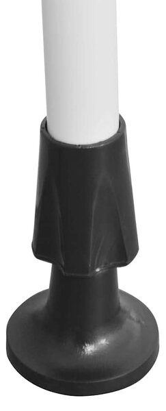 Tenda na ručno uvlačenje 150 cm narančasto-bijela prugasta - Narančasta / N/A