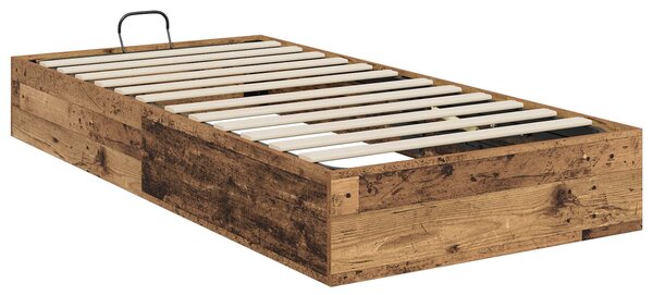 Otomanski krevet s pohranom Staro drvo 203 x 90 x 25 cm - Smeđa / 203 x 90 x 25 cm
