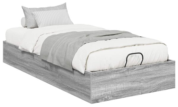 Otomanski krevet s pohranom Sivi Sonoma 203 x 90 x 25 cm - Siva / 203 x 90 x 25 cm