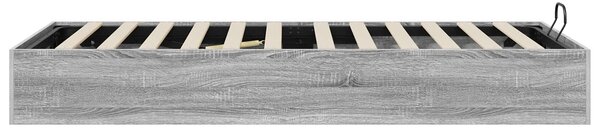 Otomanski krevet s pohranom Sivi Sonoma 203 x 90 x 25 cm - Siva / 203 x 90 x 25 cm