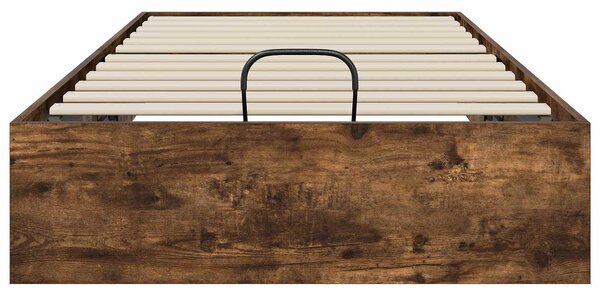 Otomanski krevet s pohranom Dimljeni Hrast 203 x 90 x 25 cm - Smeđa / 203 x 90 x 25 cm