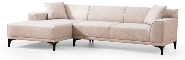 Atelier Del Sofa Kutna garnitura, Bijela, Petra L Corner - White