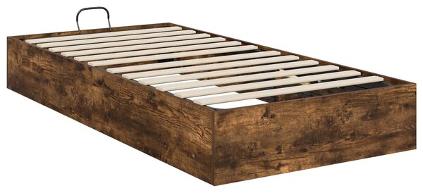 Otomanski krevet s pohranom Dimljeni Hrast 203 x 90 x 25 cm - Smeđa / 203 x 90 x 25 cm