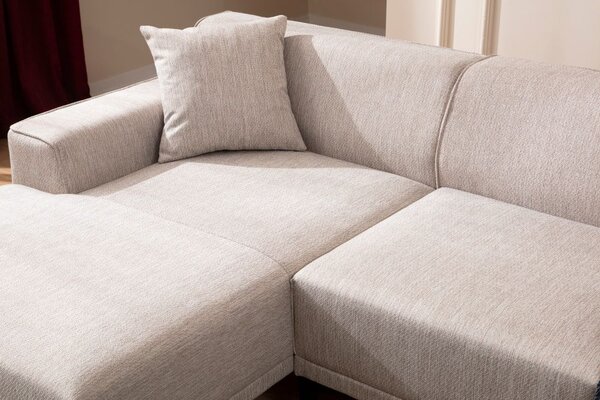 Atelier Del Sofa Kutna garnitura, Bijela, Petra L Corner - White