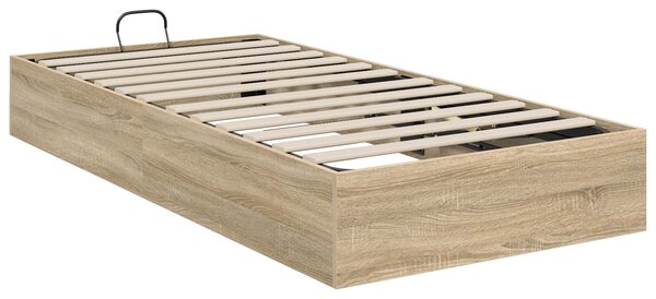 Otomanski krevet s pohranom Sonoma hrast 203 x 90 x 25 cm - Smeđa / 203 x 90 x 25 cm