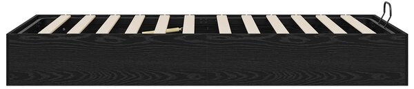 Otomanski krevet Crni Hrast 80,5 x 200 cm Konstrukcijsko drvo - Crna / 80,5 x 200 cm