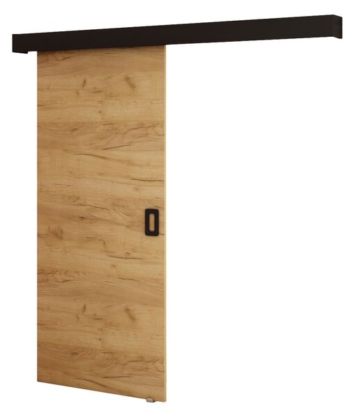 Klizna vrata 90 cm Bethany I (craft zlatni + crna mat)