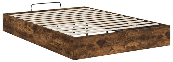 Otomanski krevet s pohranom Dimljeni Hrast 203 x 120 x 25 cm - Smeđa / 203 x 120 x 25 cm